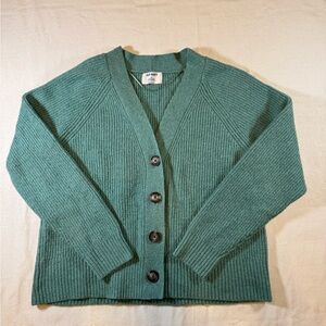 Old Navy Teal Button-Up Cardigan